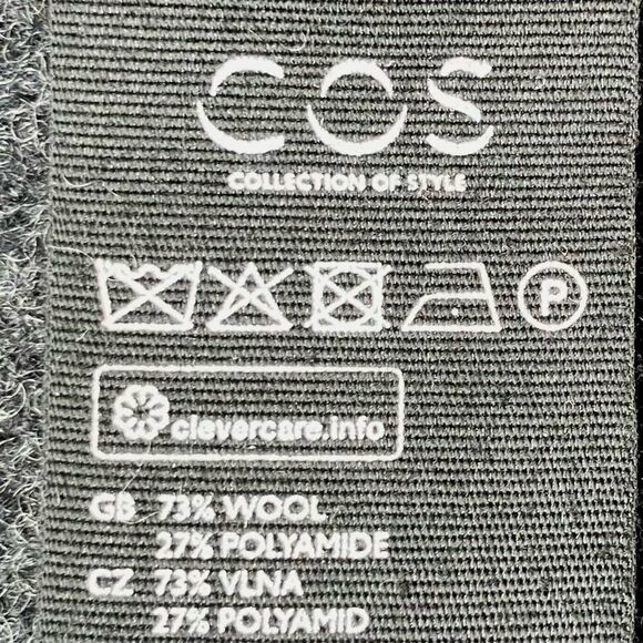 COS A Line Wool Blend Sweater in Dark Grey Heather Women’s M - Picture 5 of 5